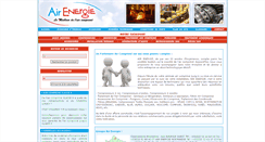 Desktop Screenshot of airenergie.fr